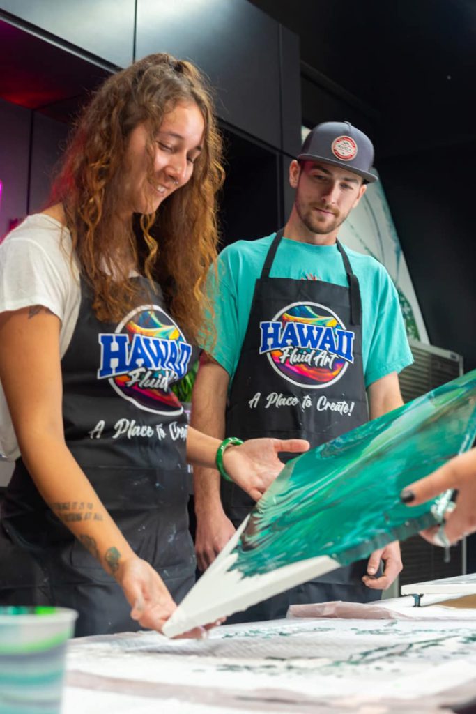 Date-Night-at-Hawaii-Fluid-Art