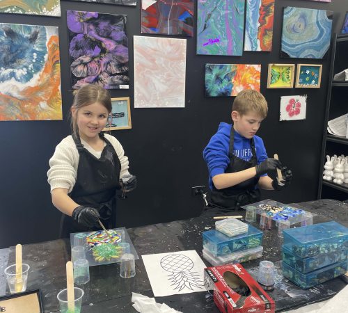 Crushed Glass Mosaic Art (1)