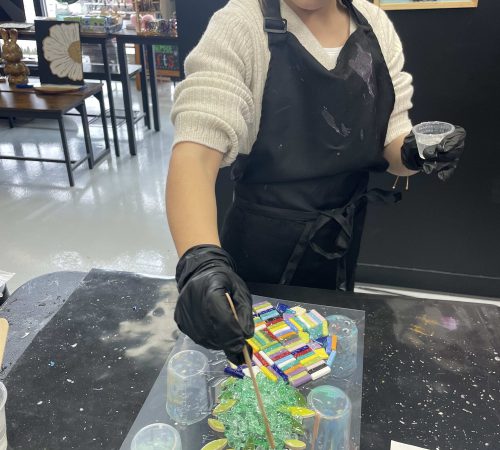 Crushed Glass Mosaic Art (7)