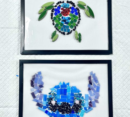 Crushed Glass Mosaic Art (8)