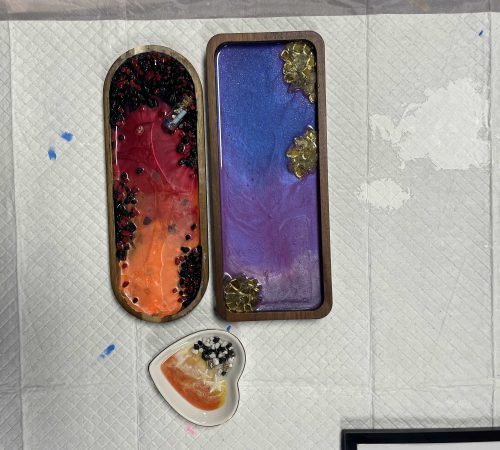 Pressed Flower Resin Trays (10)
