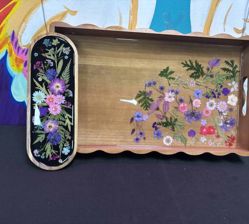 Pressed Flower Resin Trays (3)