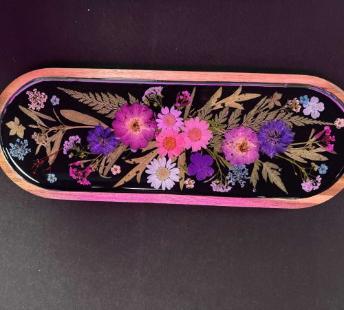 Pressed Flower Resin Trays (4)