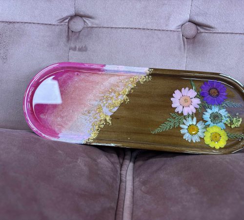 Pressed Flower Resin Trays (5)