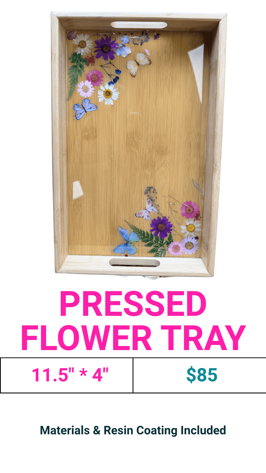 Pressed Flower Tray