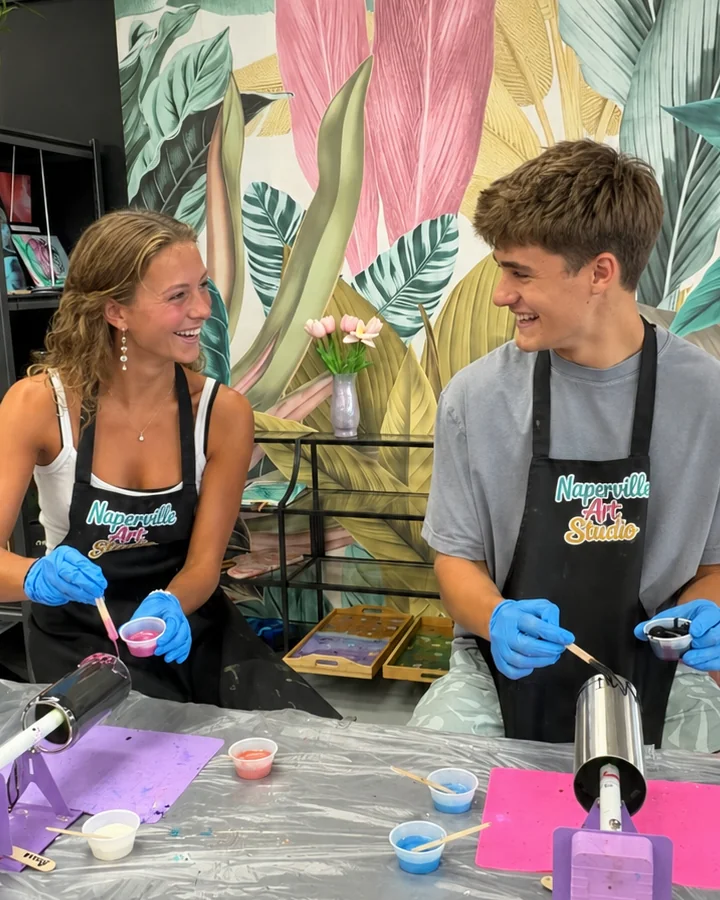 couple-laughing-resin-tumblers-naperville-4x5