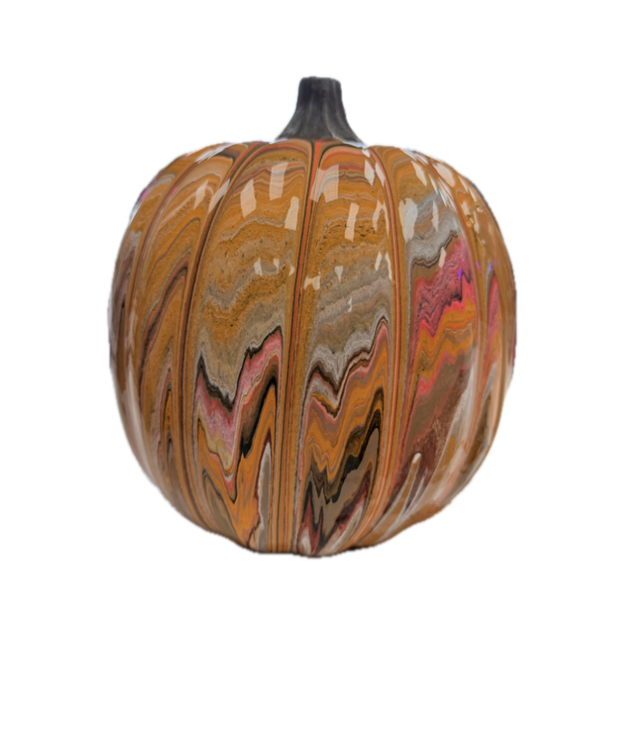 Faux Pumpkin Painting