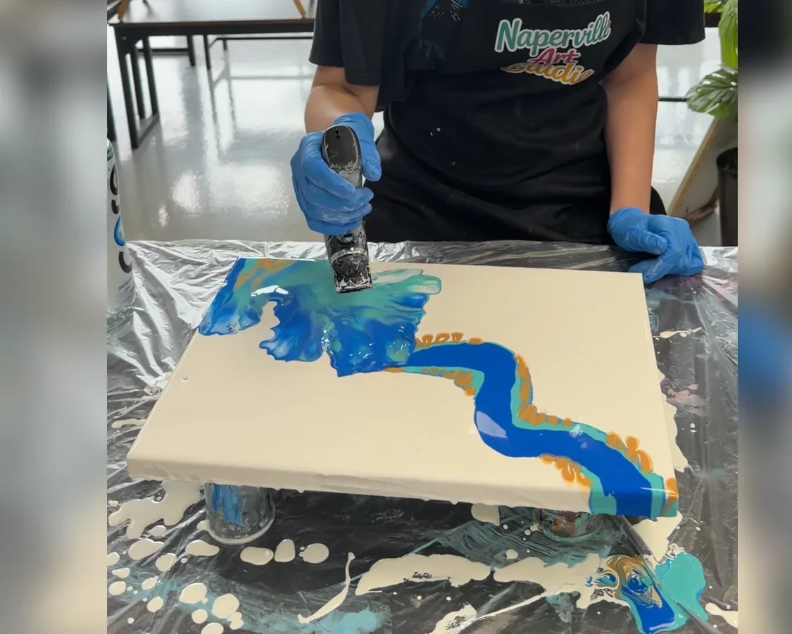 heat-gun-blue-fluid-art-canvas-naperville-2x3-safe